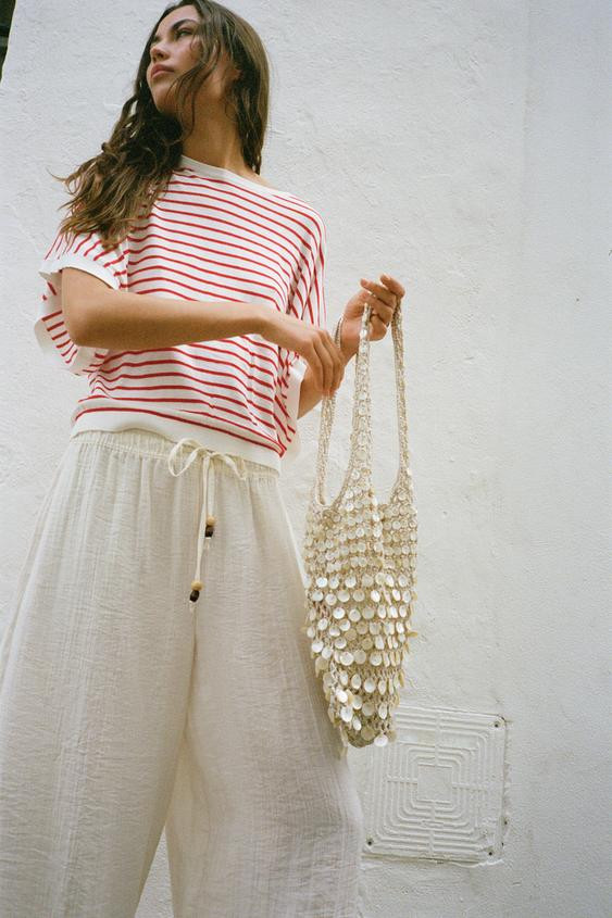 BEADED SHOULDER BAG | Zara US