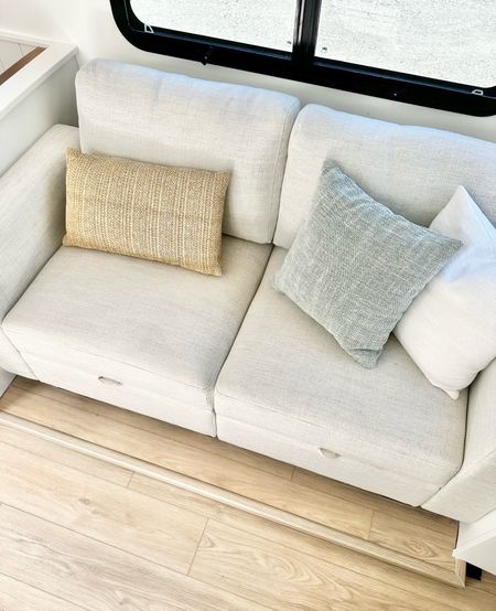 Storage sofa, Amazon sofa, loveseat, modular sofa, modular sectional, rv sofa, trailer sofa, throw pillows

#LTKHome