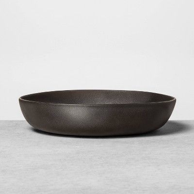 Stoneware Serve Bowl Black - Hearth & Hand&#153; with Magnolia | Target