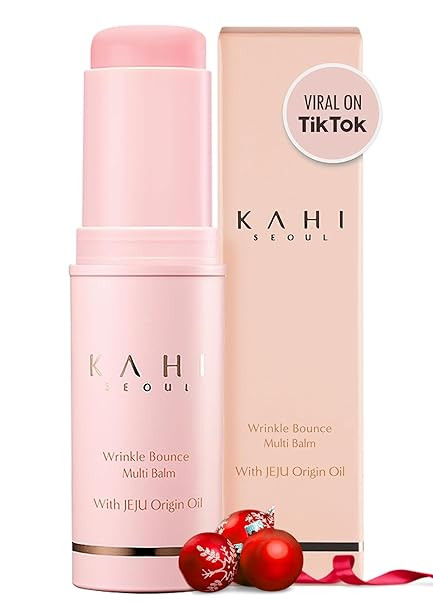 KAHI Wrinkle Bounce Multi Balm Facial Moisturizer | All-in-One Hydrating Lip Balm Eye Cream Neck ... | Amazon (US)