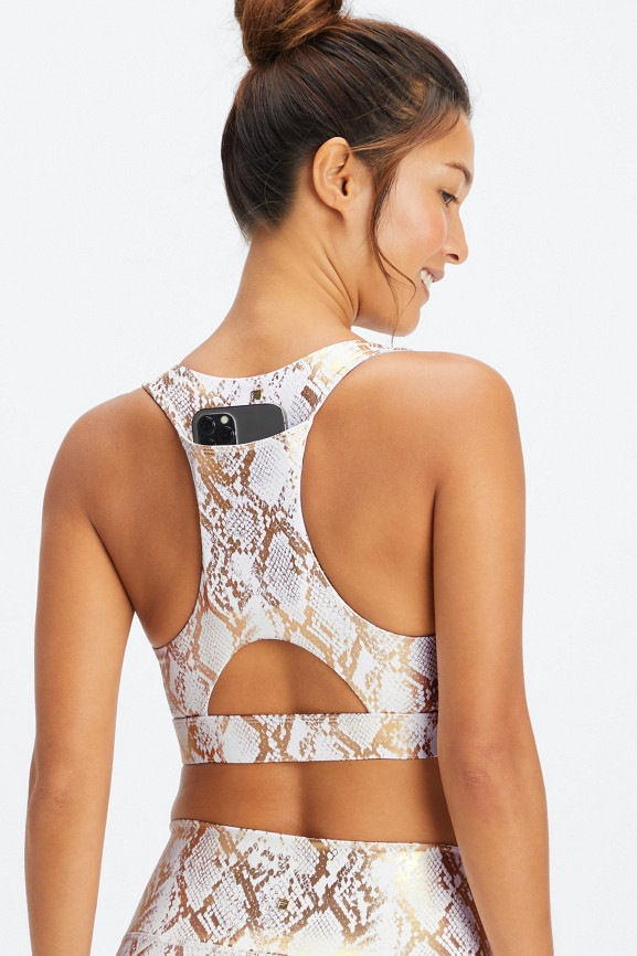 On-The-Go Midi Medium Impact Sports Bra | Fabletics - North America