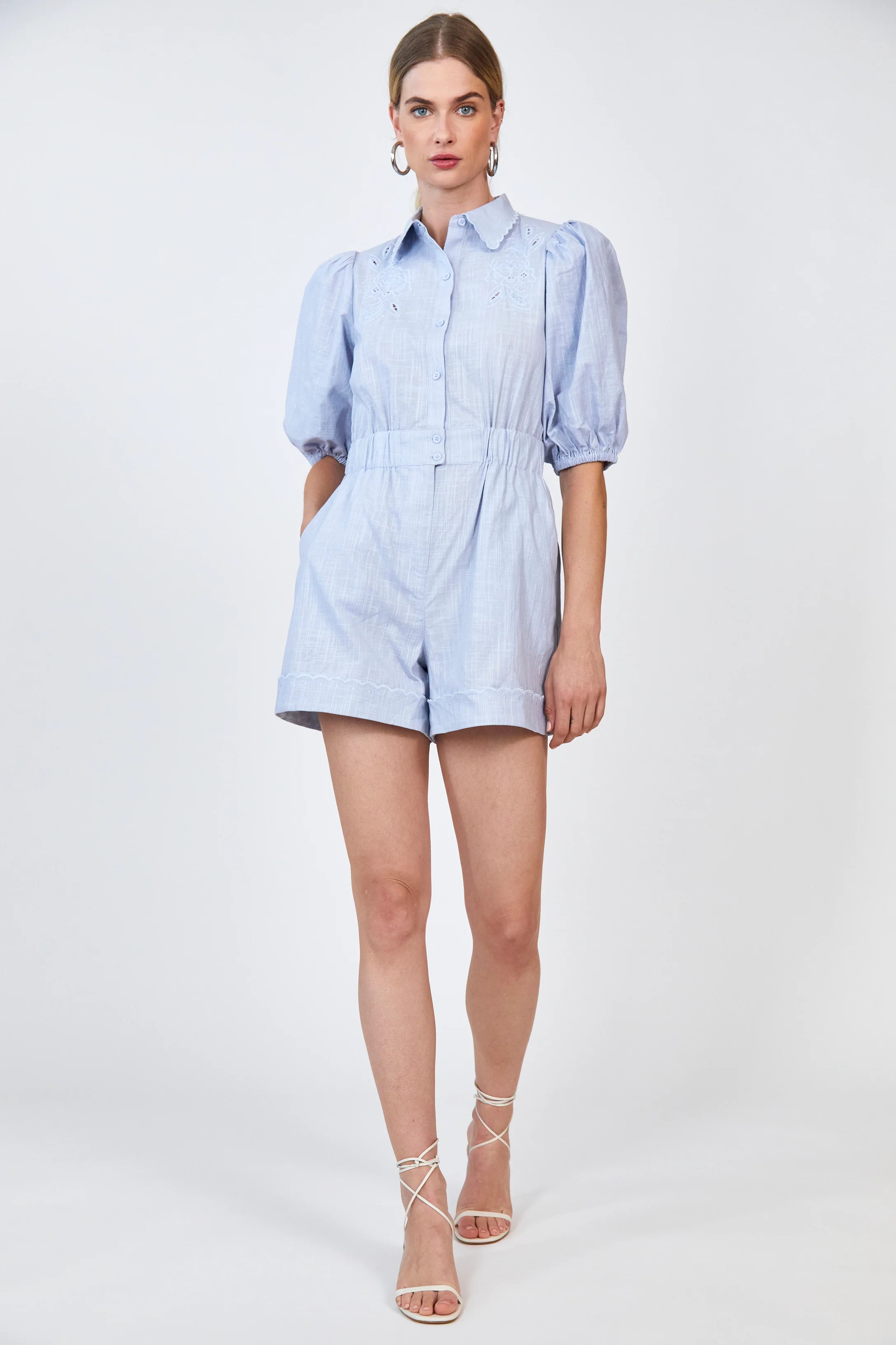 Pia Jumpsuit- Blue Blossom | Bette's