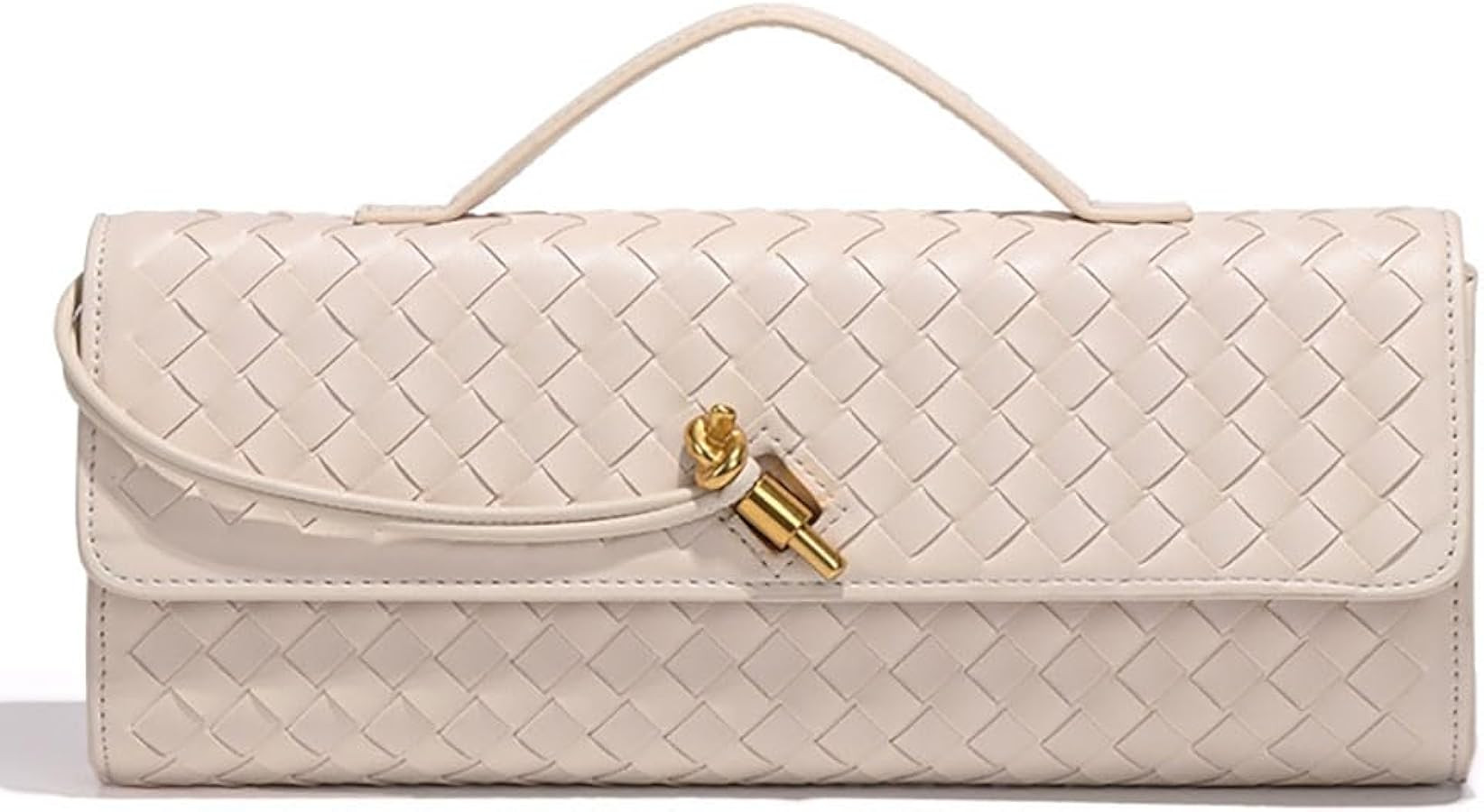 Trendy Woven Evening Clutch Purses Women Underarm Shoulder Handbag Cute Satchels Crossbody Purse ... | Amazon (US)