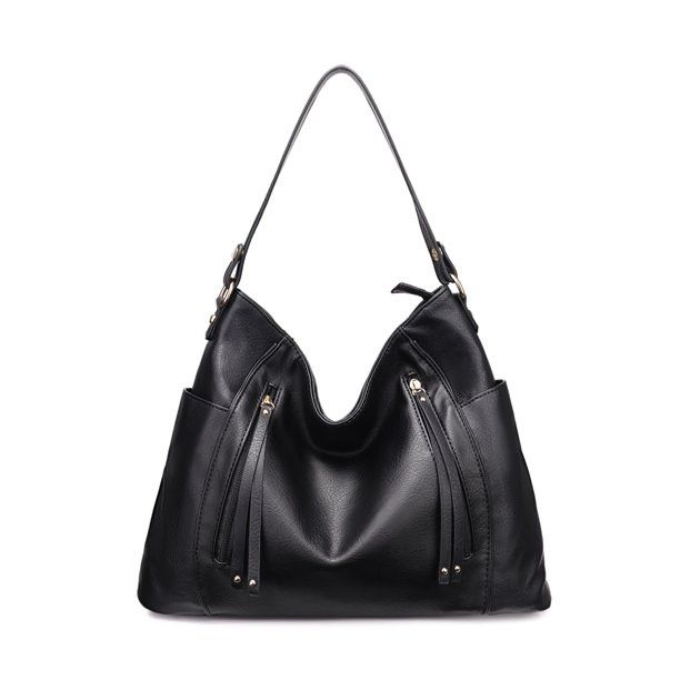 TEMOFON Women Fashion Hobo Shoulder Bags PU Leather Tote Bag Handbags with Adjustable Shoulder St... | Walmart (US)
