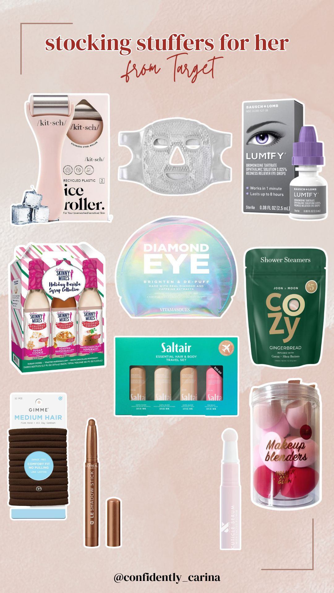 Sharing lots of stocking stuffer ideas for her - all from Target!

stocking stuffers, stocking ideas, stocking stuffers for her, gifts for her, gift guides, gift ideas for her 

 #LTKGiftGuide #LTKHoliday #LTKFindsUnder50