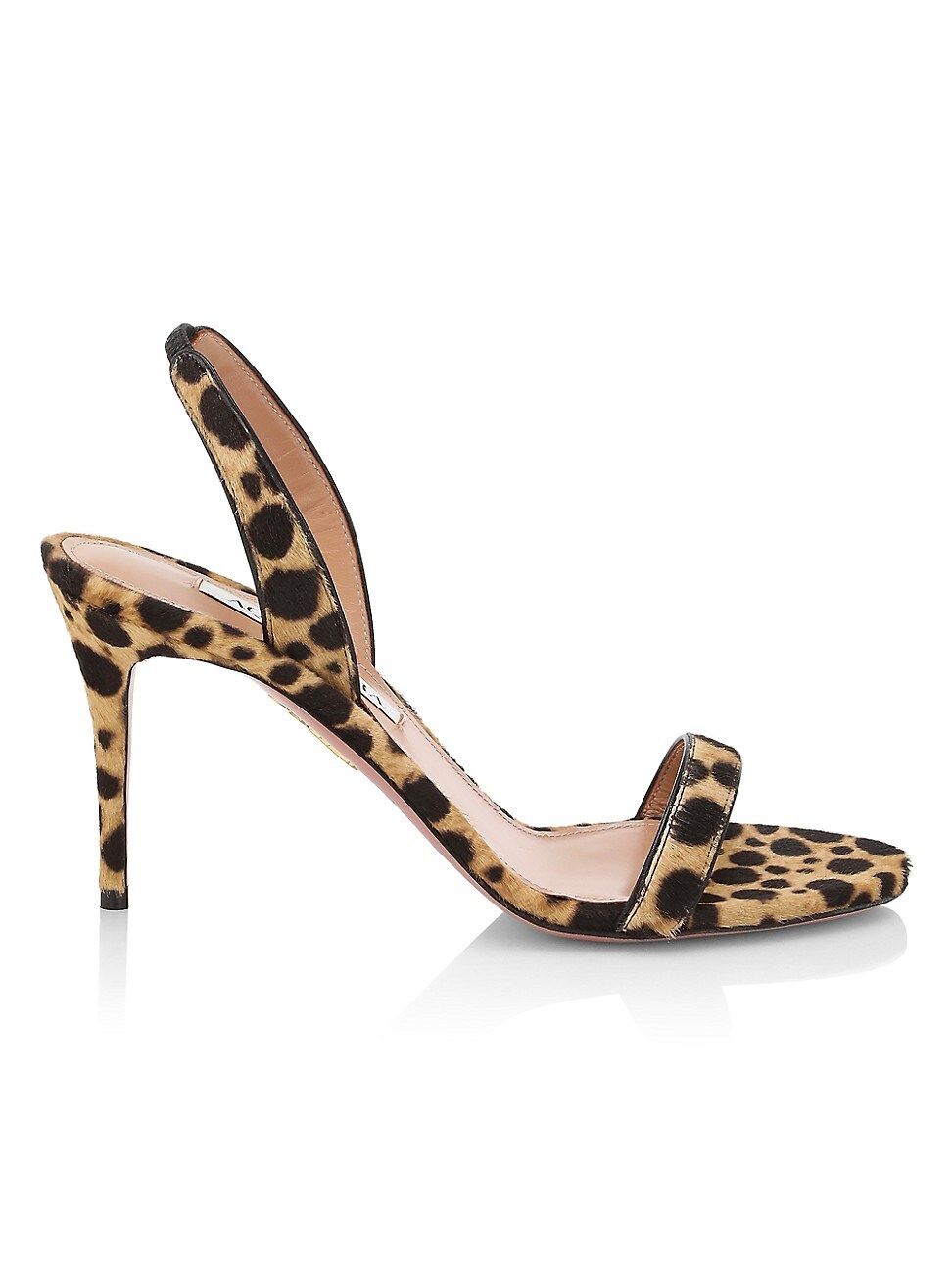 So Nude Leopard-Print Calf Hair Stilettos | Saks Fifth Avenue