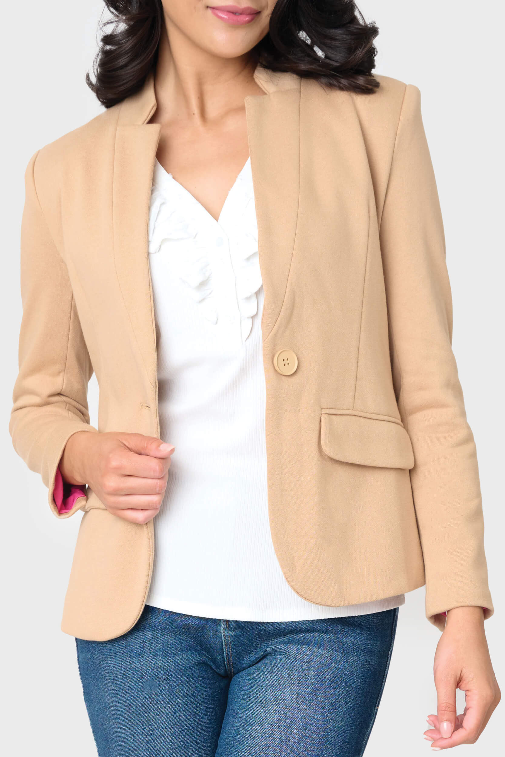 Notch Collar Blazer | Gibson