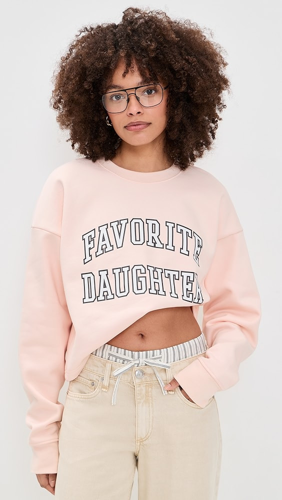 The Cropped Collegiate Sweatshirt | Shopbop