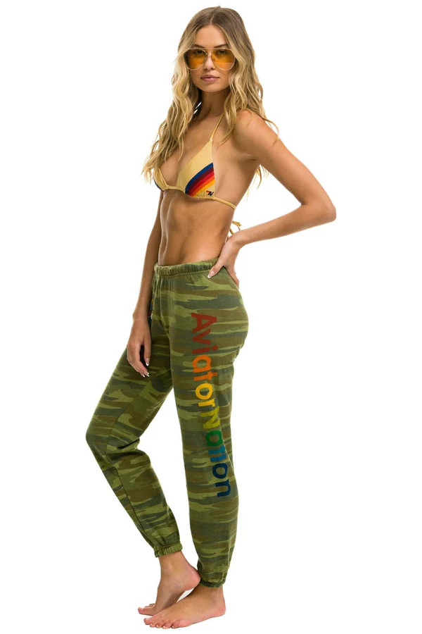 AVIATOR NATION SWEATPANTS - CAMO | Aviator Nation