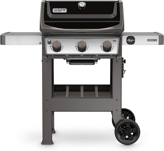 Weber Spirit II E-310 3-Burner Liquid Propane Grill, Black | Amazon (US)