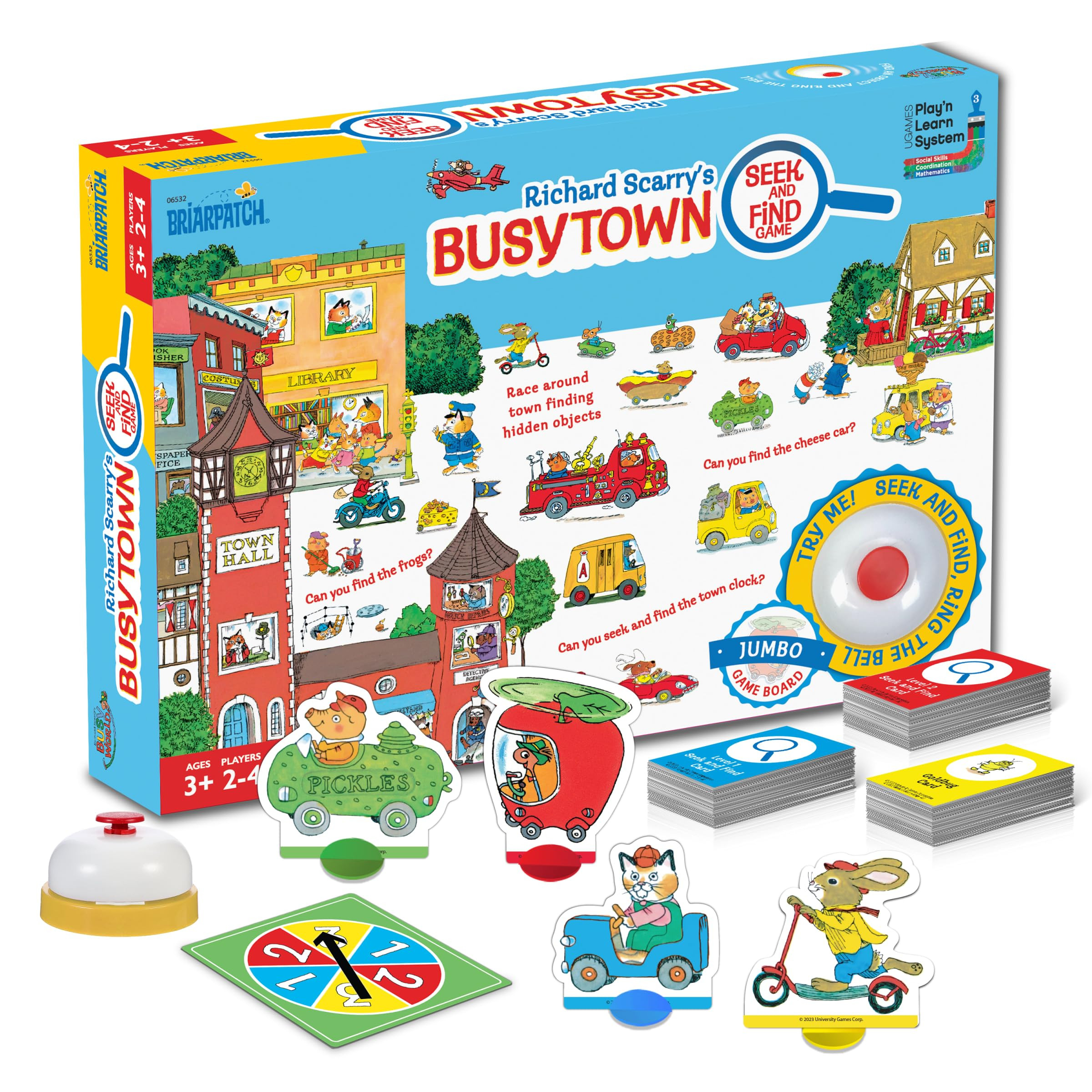 Briarpatch, Richard Scarry's Busytown Seek and Find Game, Based on Early Reader Books for Prescho... | Amazon (US)