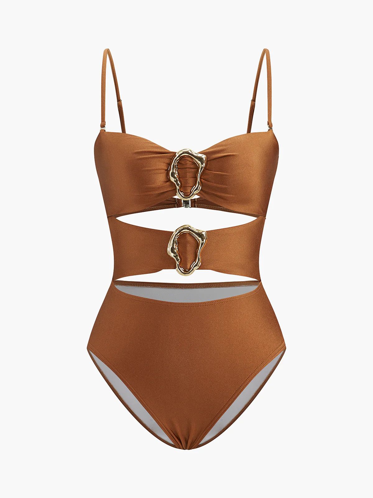 Metal Detail Cut-Out One-Piece | Commense