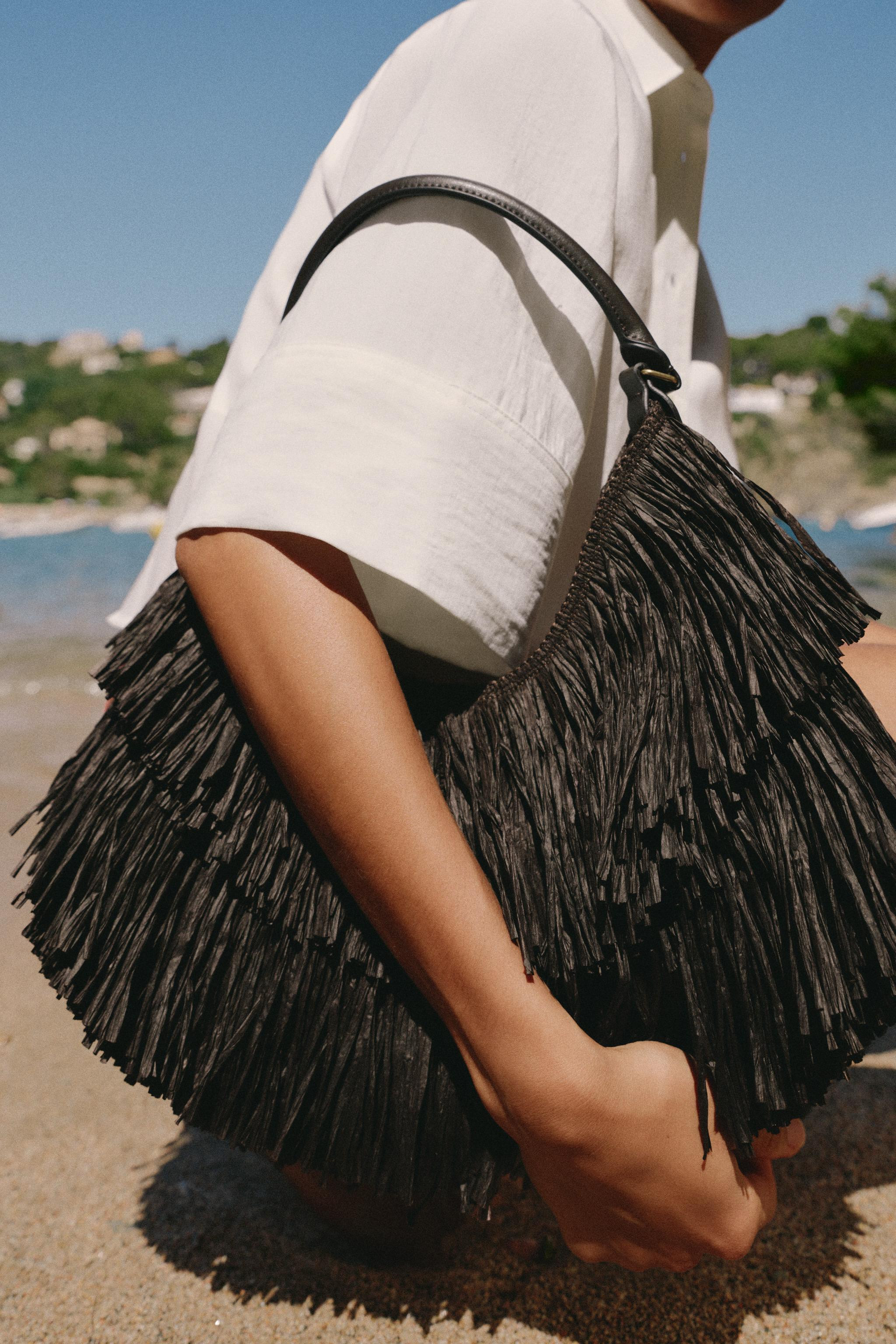 FRINGE TOTE BAG | Zara US
