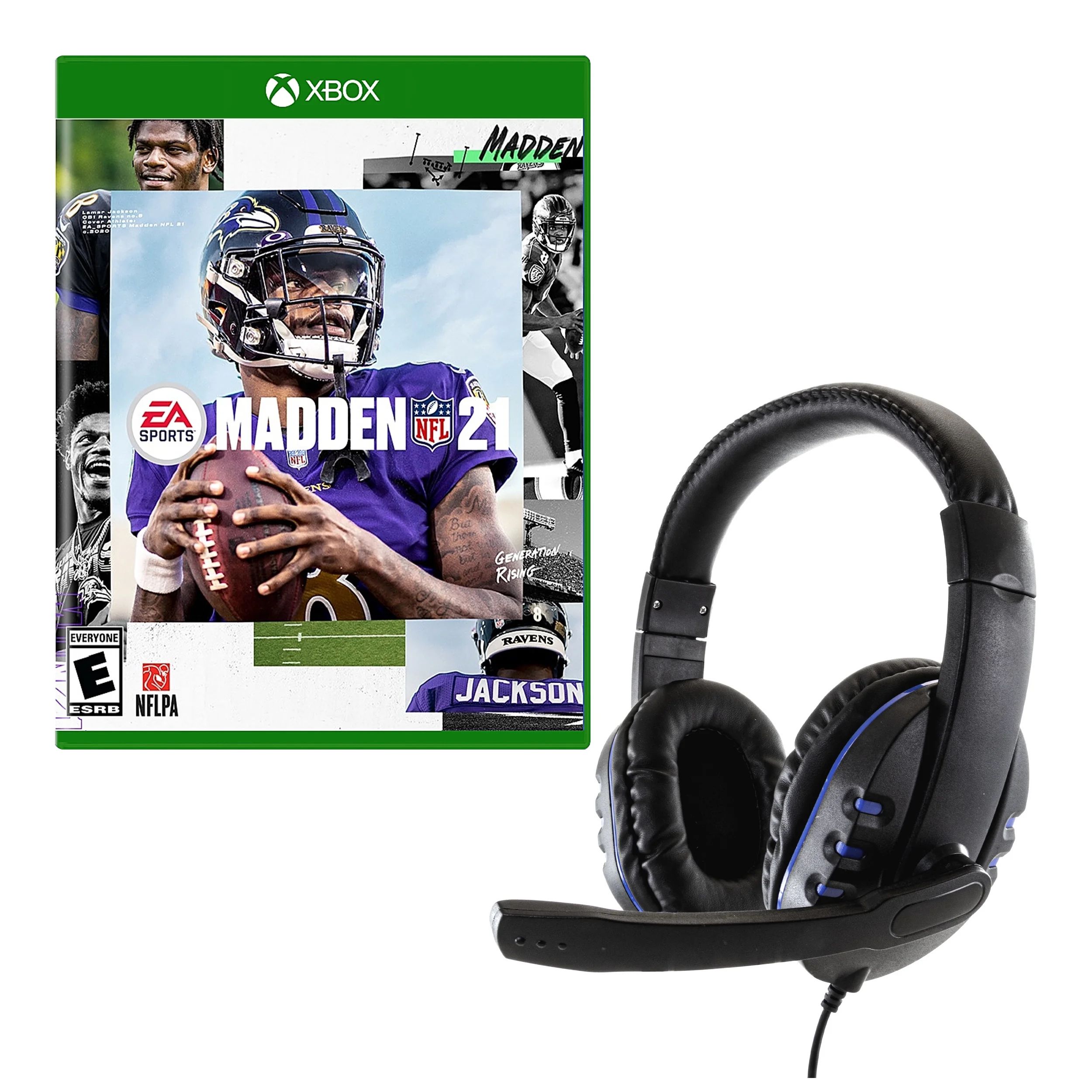 Madden 21 Game for Xbox with Universal Headset - Walmart.com | Walmart (US)