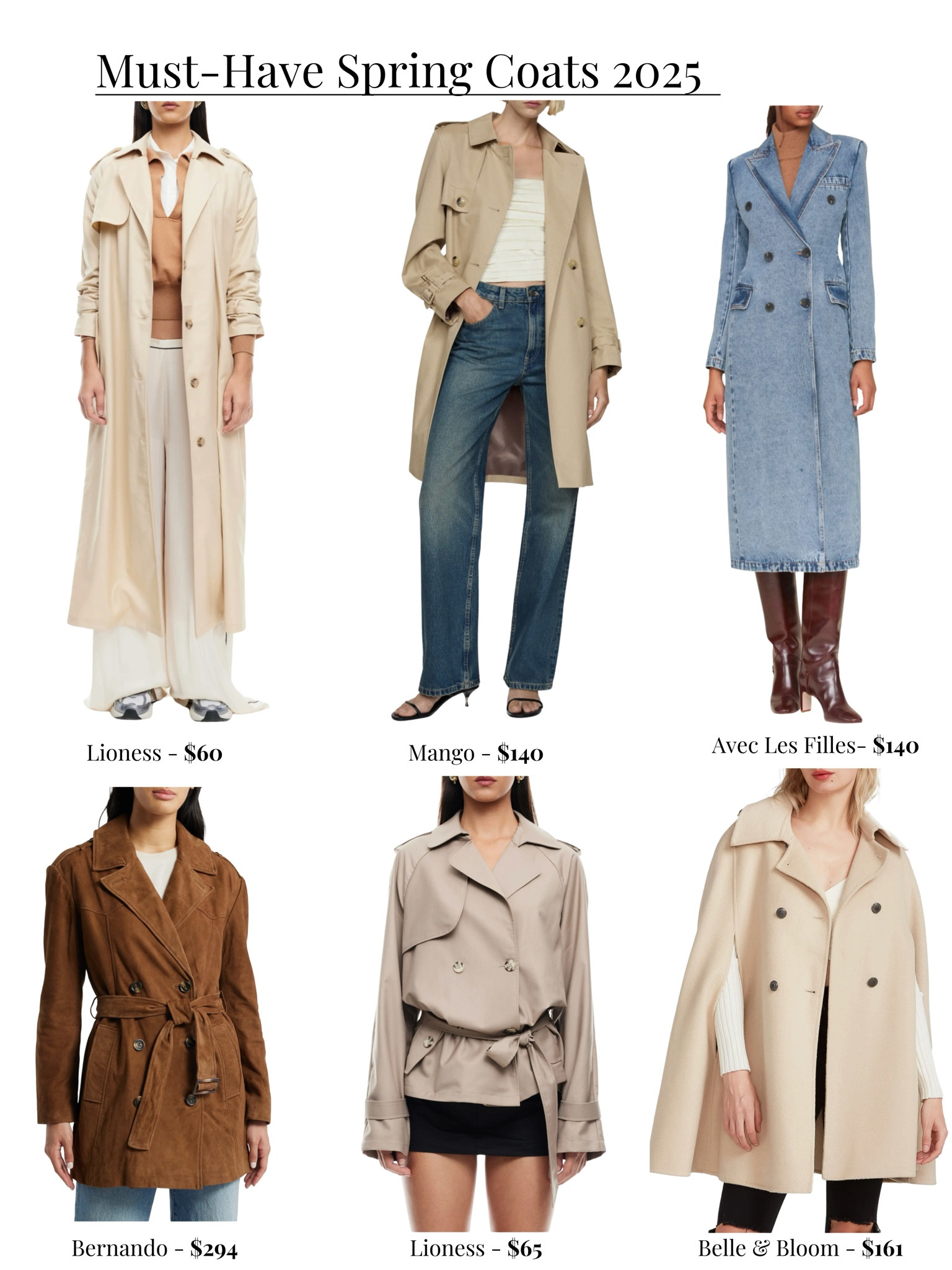 Must-have spring coats

#LTKSeasonal #LTKFindsUnder100 #LTKStyleTip