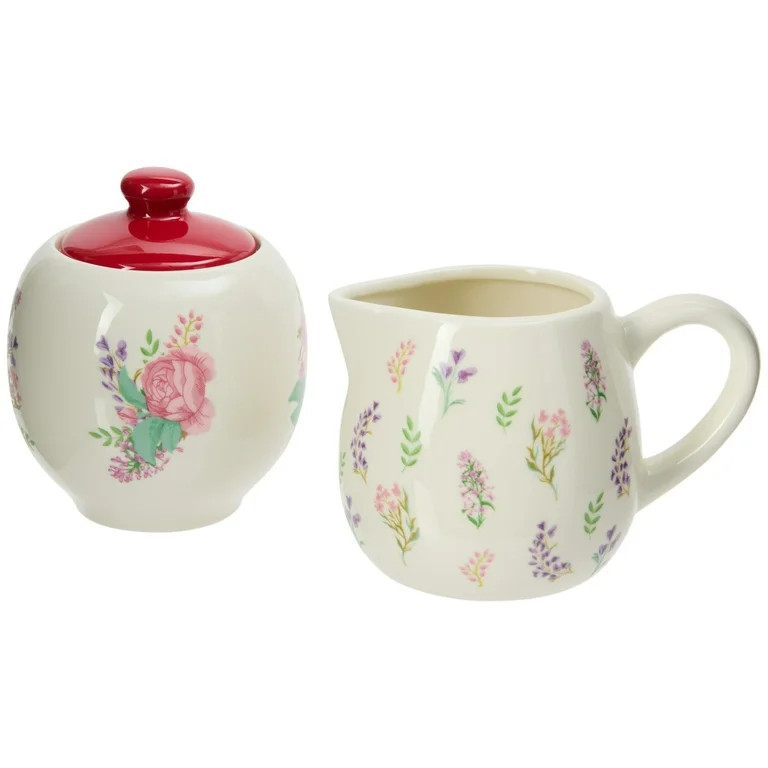 Bridgerton Cream & Sugar Set, Cream | Walmart (US)