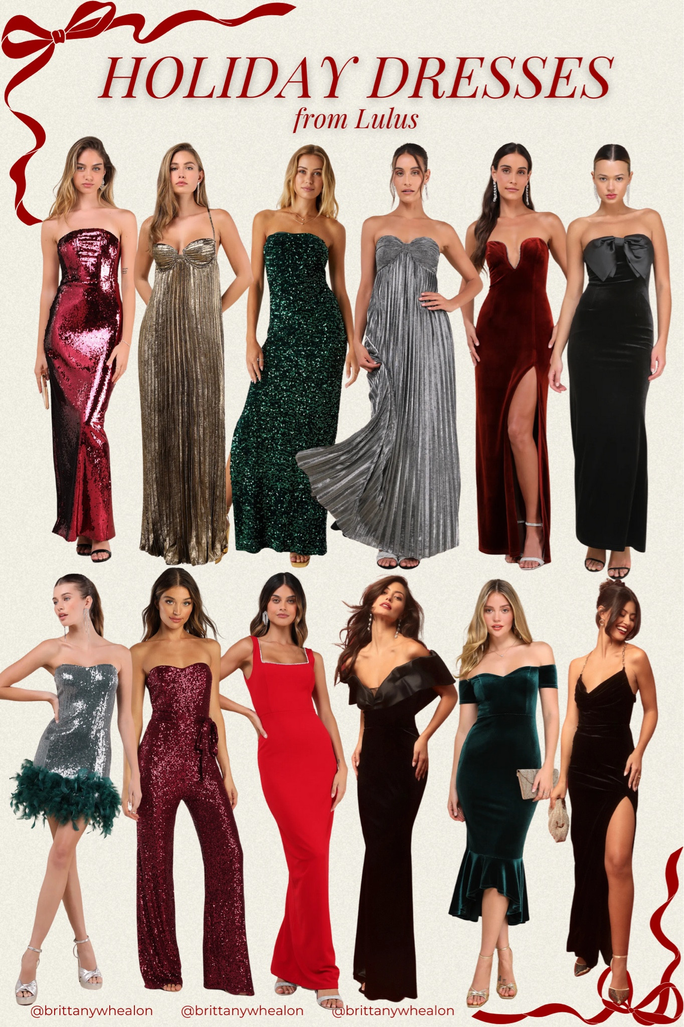 Holiday dresses from Lulus ✨

#LTKStyleTip #LTKGiftGuide #LTKHoliday