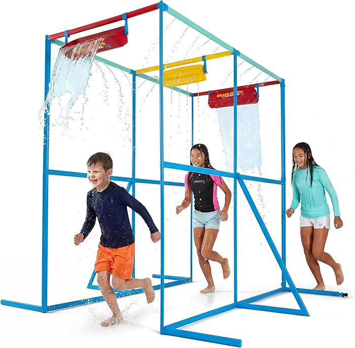 GoSports Splash Station Waterpark XL - Backyard Water Park for Kids, Outdoor Water Play Equipment... | Amazon (US)