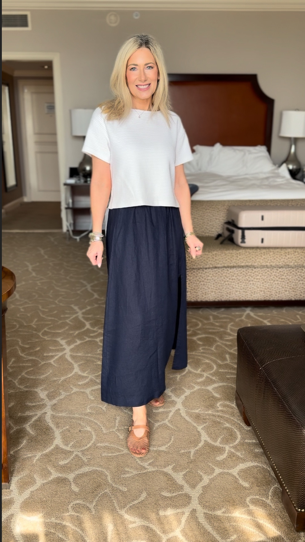 Wearing the top and skirt in size XS. Shoes run true to size. Eyeshadow is Quartz and lipstick is Plum Rose. 


#LTKOver40 #LTKStyleTip #LTKBeauty