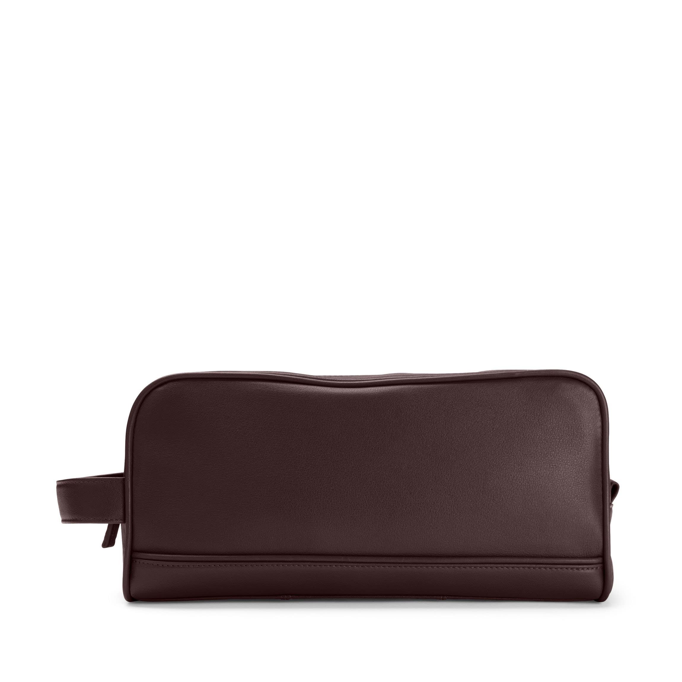 Double Zip Toiletry Bag | Leatherology