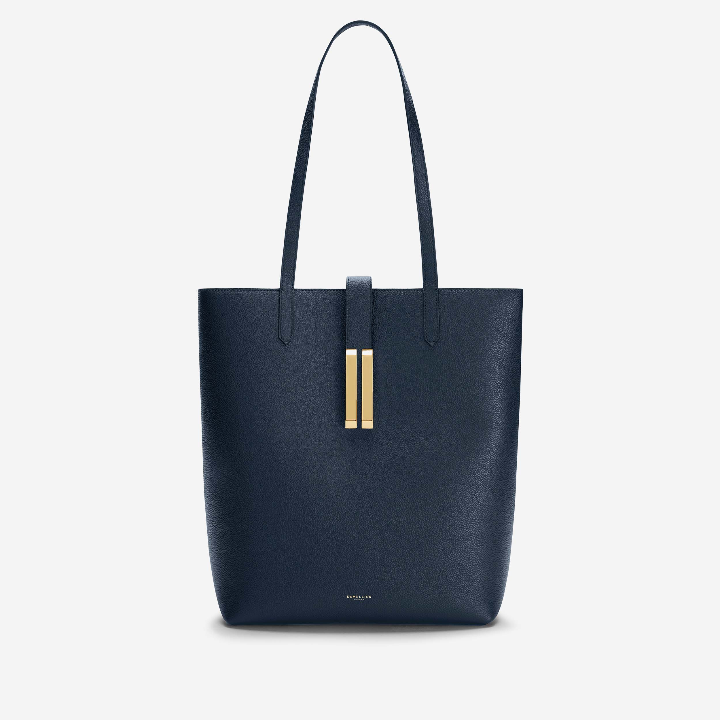 The Vancouver Tote | Navy Small Grain | DeMellier | DeMellier
