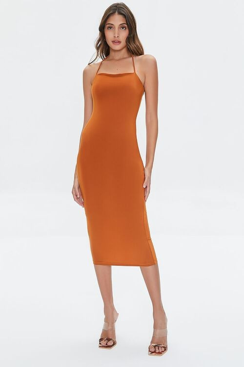Bodycon Halter Midi Dress | Forever 21 | Forever 21 (US)