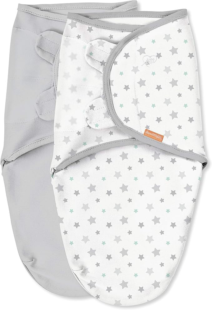 SwaddleMe Original Organic Swaddle – Size Small/Medium, 0-3 Months, 2-Pack (Starry Skies ) | Amazon (US)