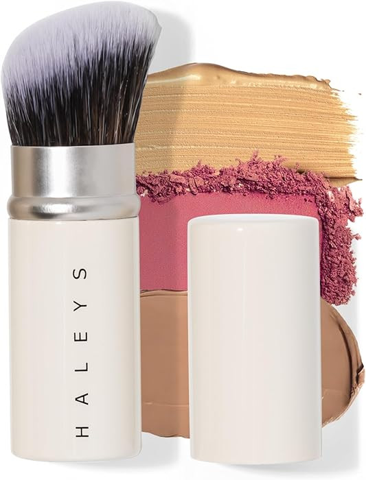 HALEYS Beauty Retractable Face Makeup Brush, Make Up Brush for Powder, Foundation, Bronzer & Blus... | Amazon (US)