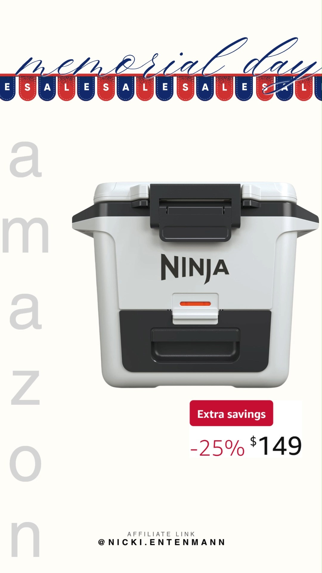Ninja FB131WH FrostVault 30qt Hard Cooler with Dry Zone keeps drinks icy, snacks fresh, and adventures cheerful. Durable design makes every outing practical and stylish 🧊✨🏞️  

#NinjaCooler #HardCooler #OutdoorGear #CampingEssentials #AdventureReady #FoodStorage #TravelGear #PicnicEssentials #DurableDesign #ModernLifestyle 

 #LTKHome #LTKSaleAlert #LTKTravel