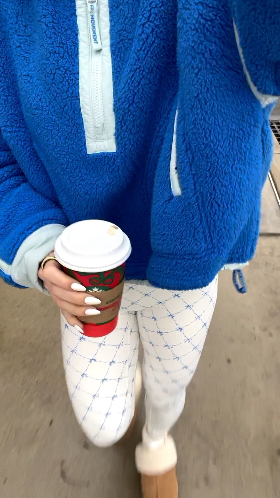 pilates outfit of the day with the perfect cover up fleece for workouts | the comfiest & cutest workout set from vitality + free people movement quarter zip fleece… i think this is my new favorite combo

suggest sizing up on the shoes by 1/2 size!
leggings, sports bra, & fleece all size small (34B, 0/2 Bottoms, Small Tops)

#LTKootd #LTKfitnessgoals #LTKActive