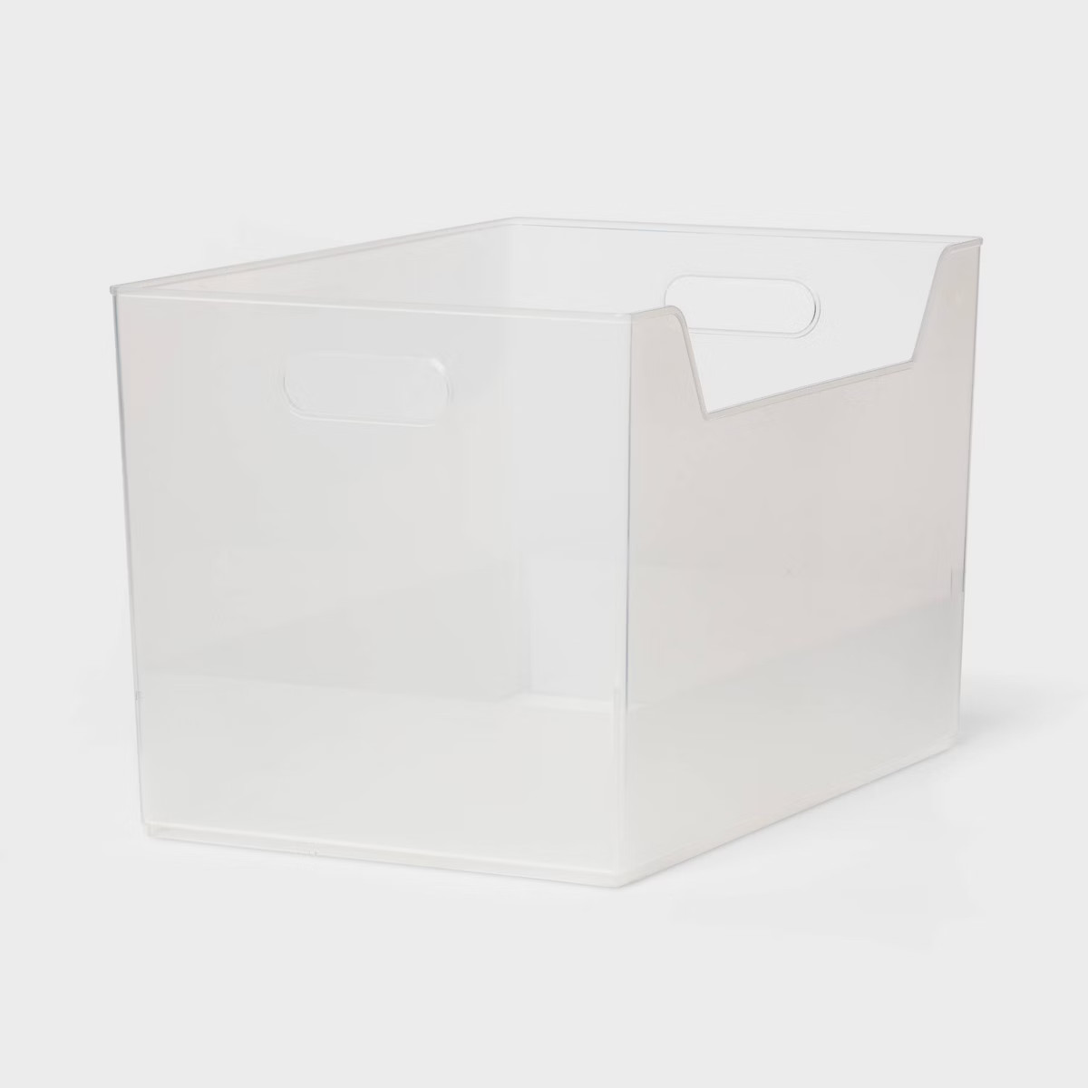 XL Multipurpose Storage Bin Clear - Brightroom™: Polypropylene Utility, 1499 Volume, 9.75" H, 1... | Target
