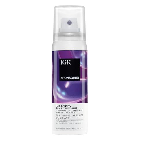 IGK SPONSORED Scalp Treatment for Hair Growth | Thickening Serum for Thinning Hair | Clinically Tested Mist for Hair Density and Volume | 2.1 Oz | Amazon (US)