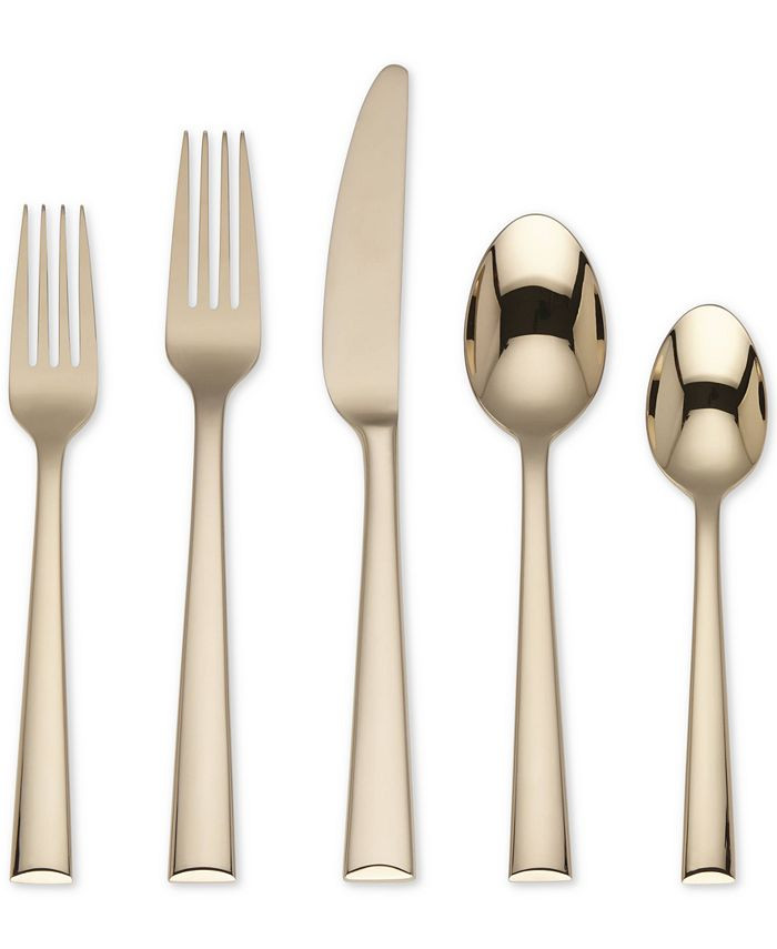 Colebrook Champagne 5-Pc. Flatware Place Setting | Macys (US)