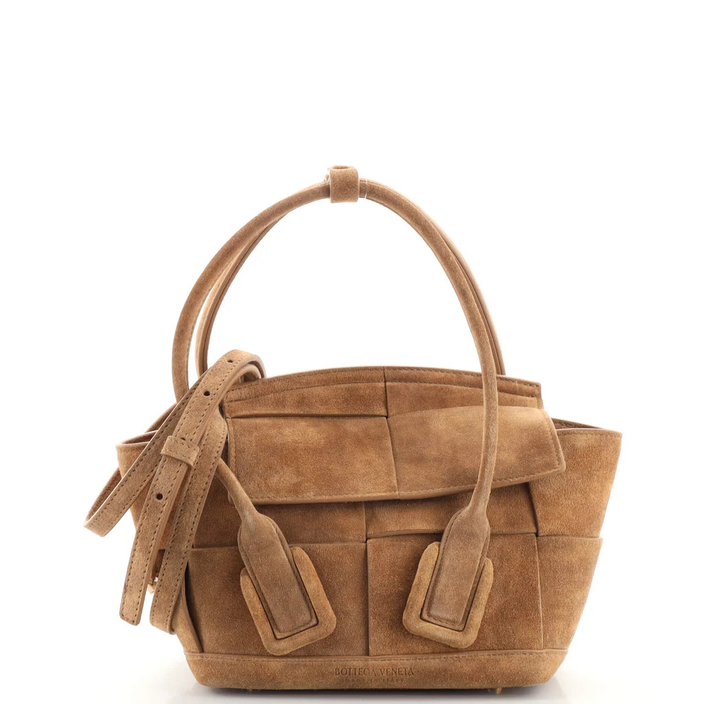 Arco Bag Maxi Intrecciato Suede Mini | Rebag