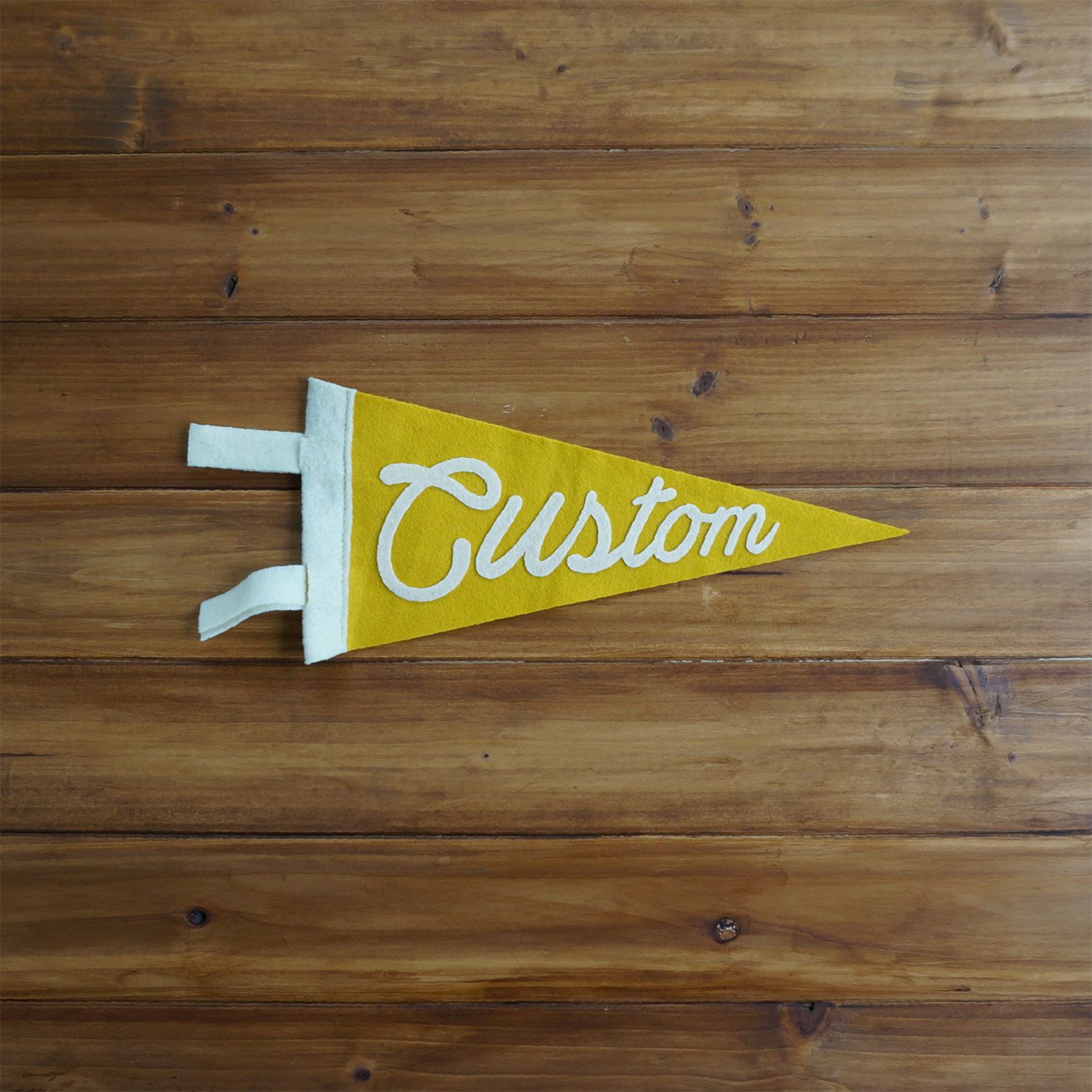 Custom Script Mini Felt Pennant | Etsy (CAD)