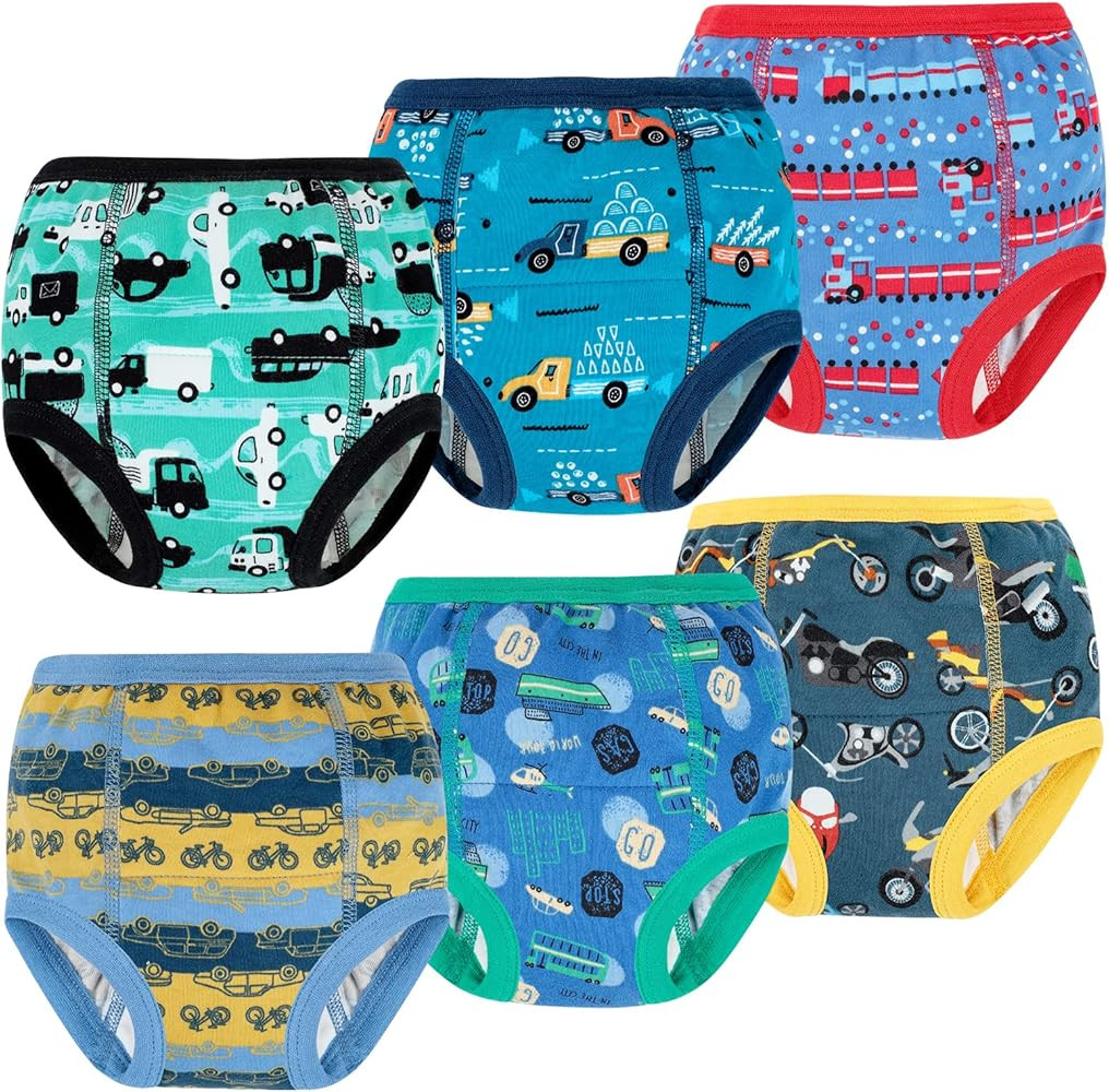 MooMoo Baby Training Underwear for Boys and Girls Absorbent Toddler Training Pants for Girs 2T-7T | Amazon (US)