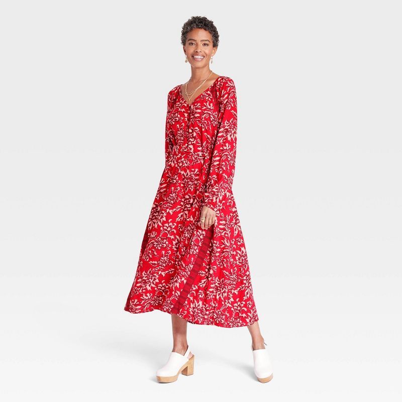 Women's Long Sleeve Maxi Dress - Knox Rose™ | Target