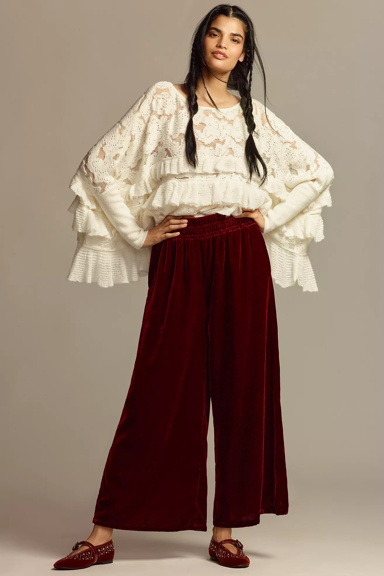 The Somerset Pants: Velvet Edition | Anthropologie (US)