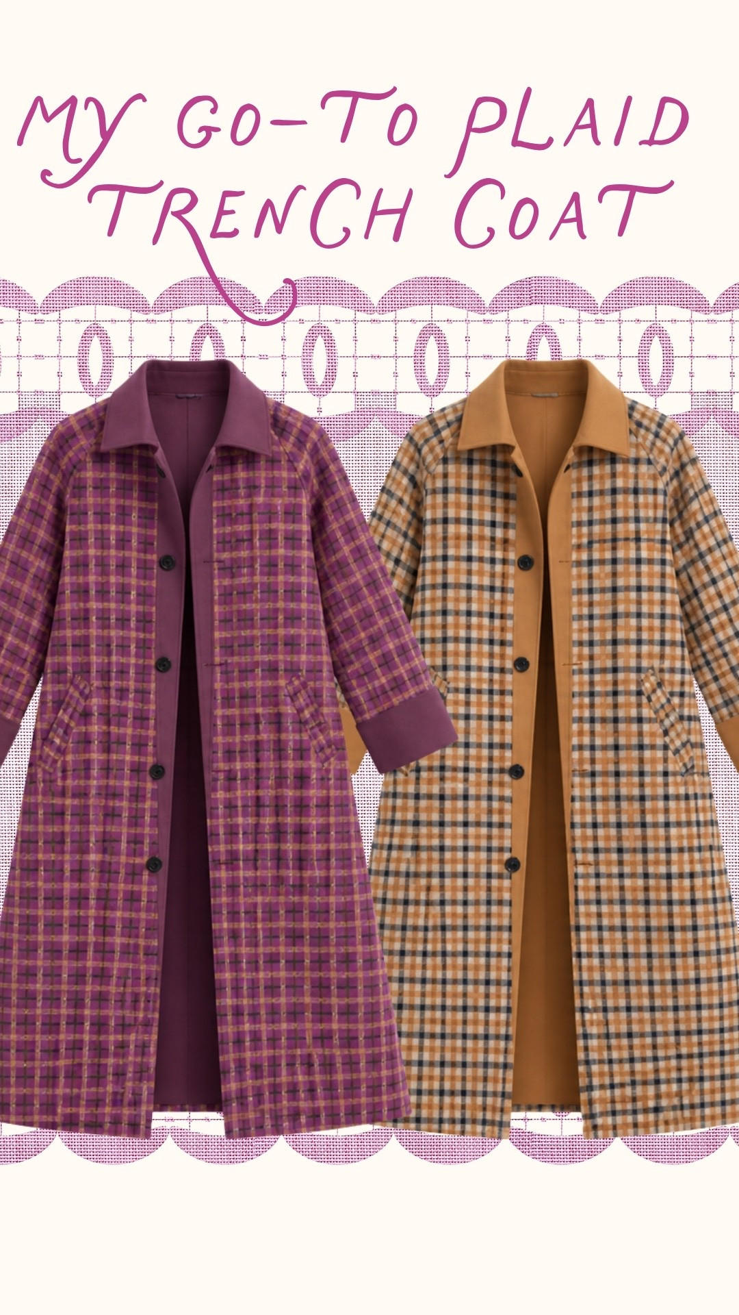 A plaid trench coat is one of my FAVORITE ways to make a fall outfit feel instantly more polished! 🍂 I’m obsessed with these gorgeous color combinations and the classic, timeless silhouette. Throw one over a simple sweater and jeans, and you’ve got the cutest fall look with hardly any effort!

#LTKGRWM #LTKOOTD #LTKSeasonal