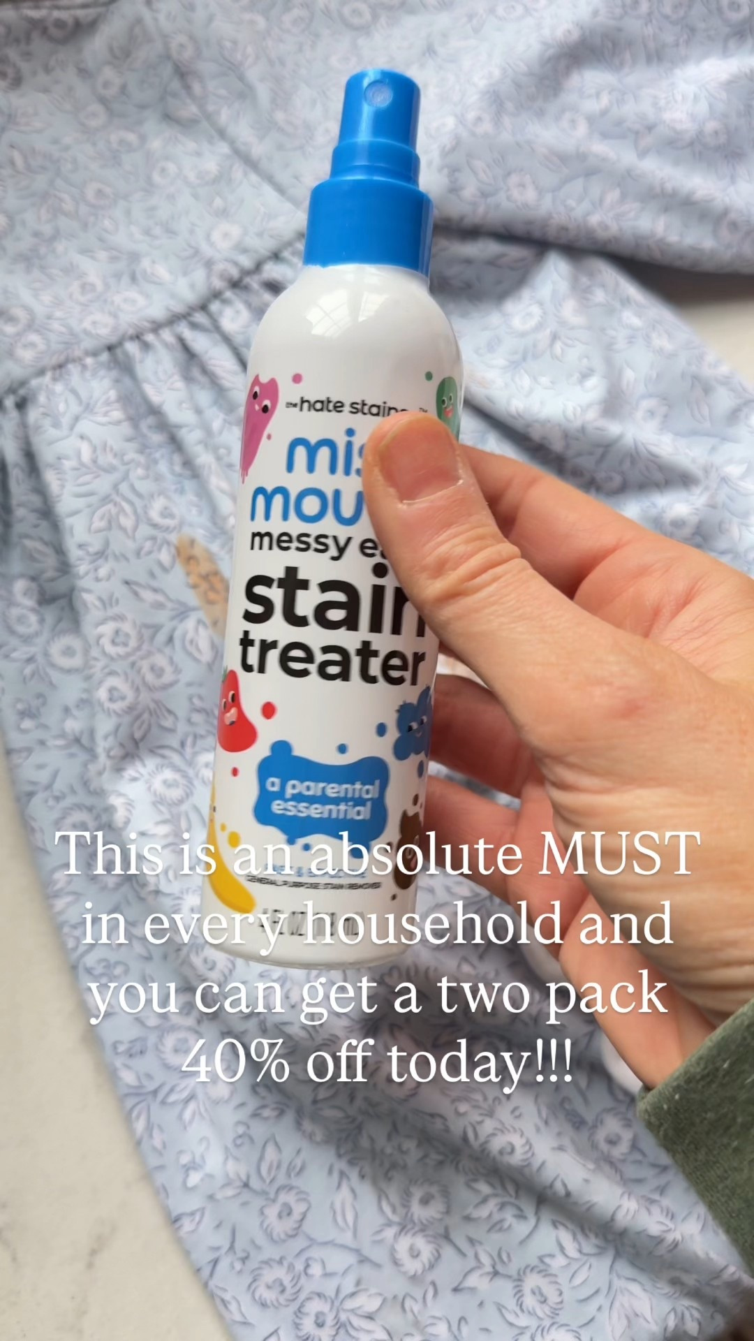 40% off a two pack of the BEST stain remover! I use it on furniture too! #ad #founditonamazon @amazon #winterfavorites2025