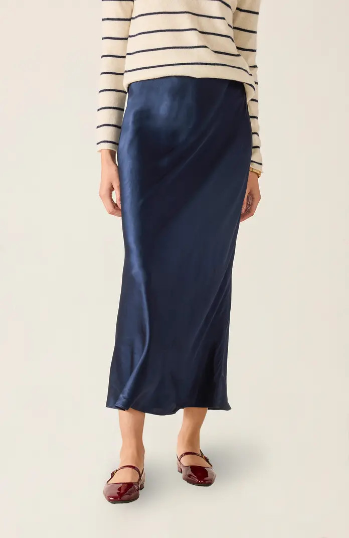 Voyageur by MERSEA Arles Satin Skirt | Nordstrom | Nordstrom