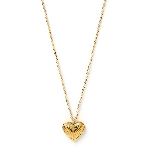 Jasmine Gold Heart Necklace | Arms Of Eve