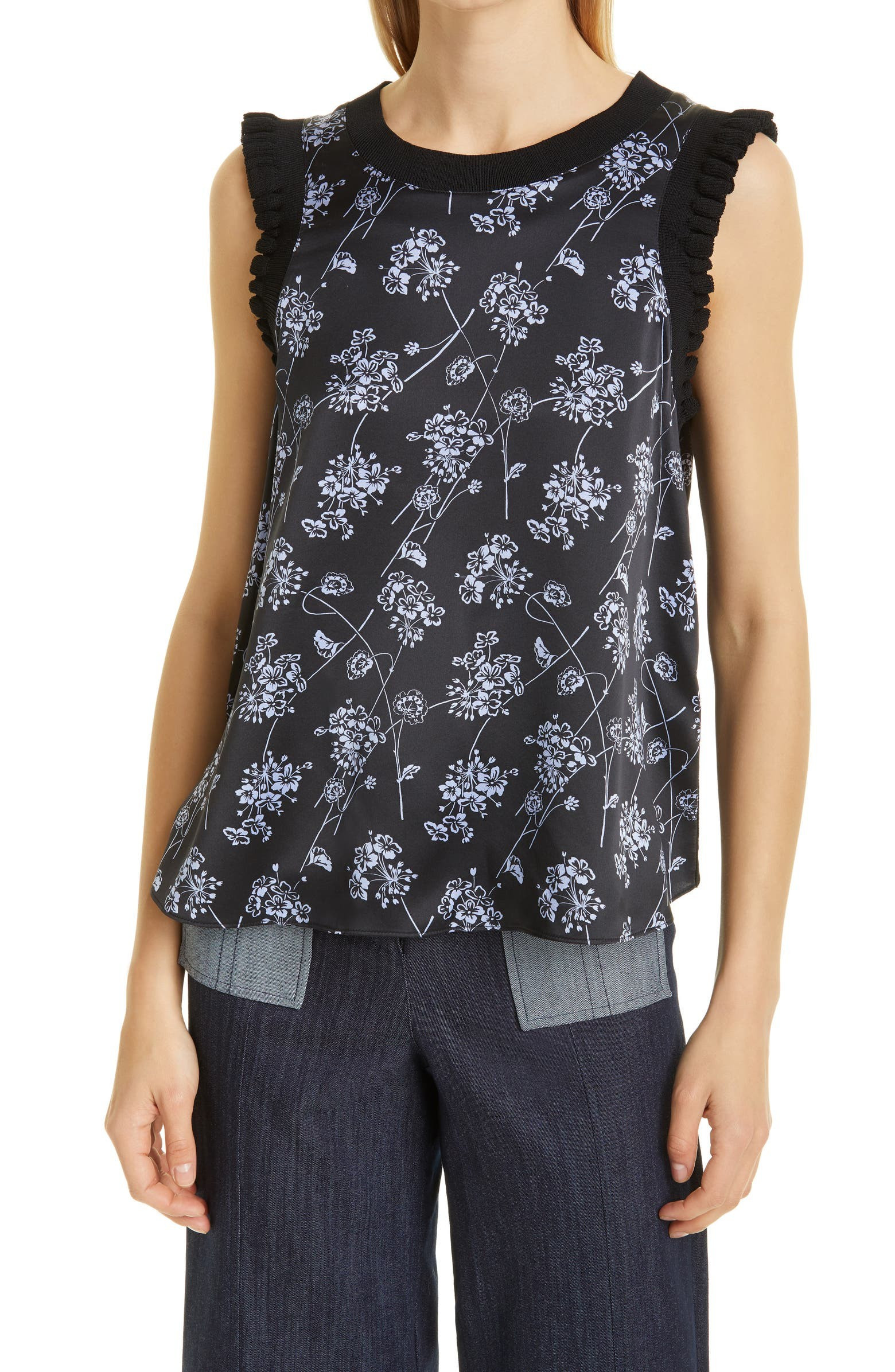 Floral Silk Top | Nordstrom