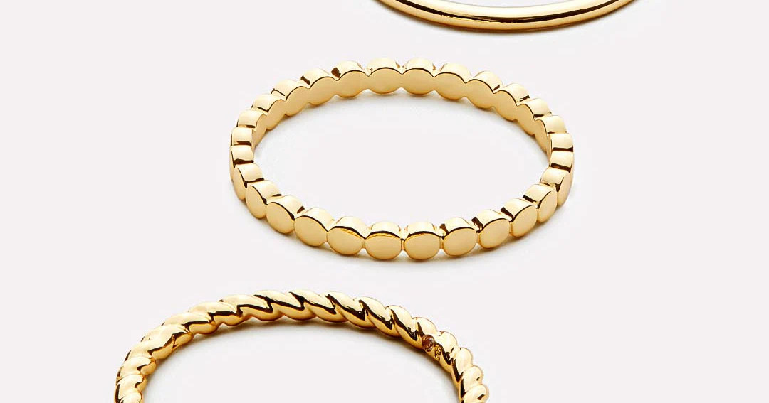 Gold Ring Set - Adrianna Set | Ana Luisa