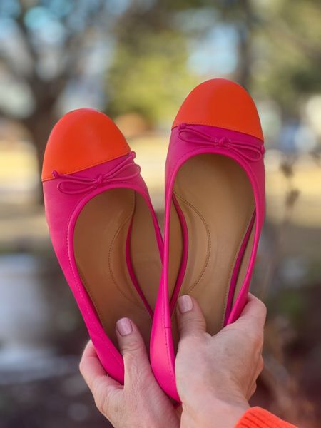 Step into vibrant style with these adorable two-toned flats in orange and hot pink. Perfect now with jeans and will look so cute with white pants or shorts for the spring. 🩷🧡

Follow my shop @emptynestblessed on the @shop.LTK app to shop this post and get my exclusive app-only content!



#LTKstyletip #LTKSeasonal #LTKshoecrush