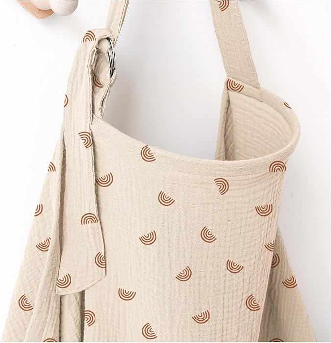 Muslin Nursing Covers for Breastfeeding, Privacy Breast Feeding Cover with Arch Neckline for Mom ... | Amazon (US)