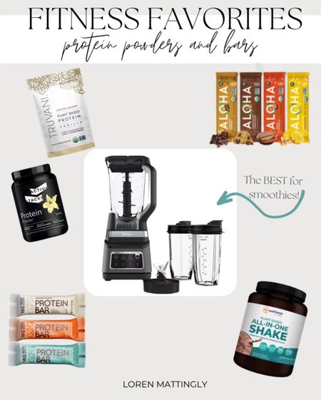 FITNESS FAVORITES - These are some of my essentials when it comes to protein powders & bars! 

#LTKhome #LTKfit #LTKunder50