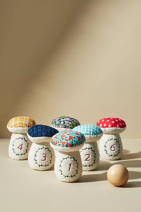 Toadstool Bowling Set By Manhattan Toy in Assorted | Anthropologie (US)