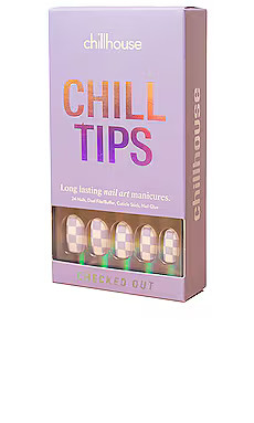 Chillhouse Checked Out Chill Tips Press-On Nails in Checked Out from Revolve.com | Revolve Clothing (Global)
