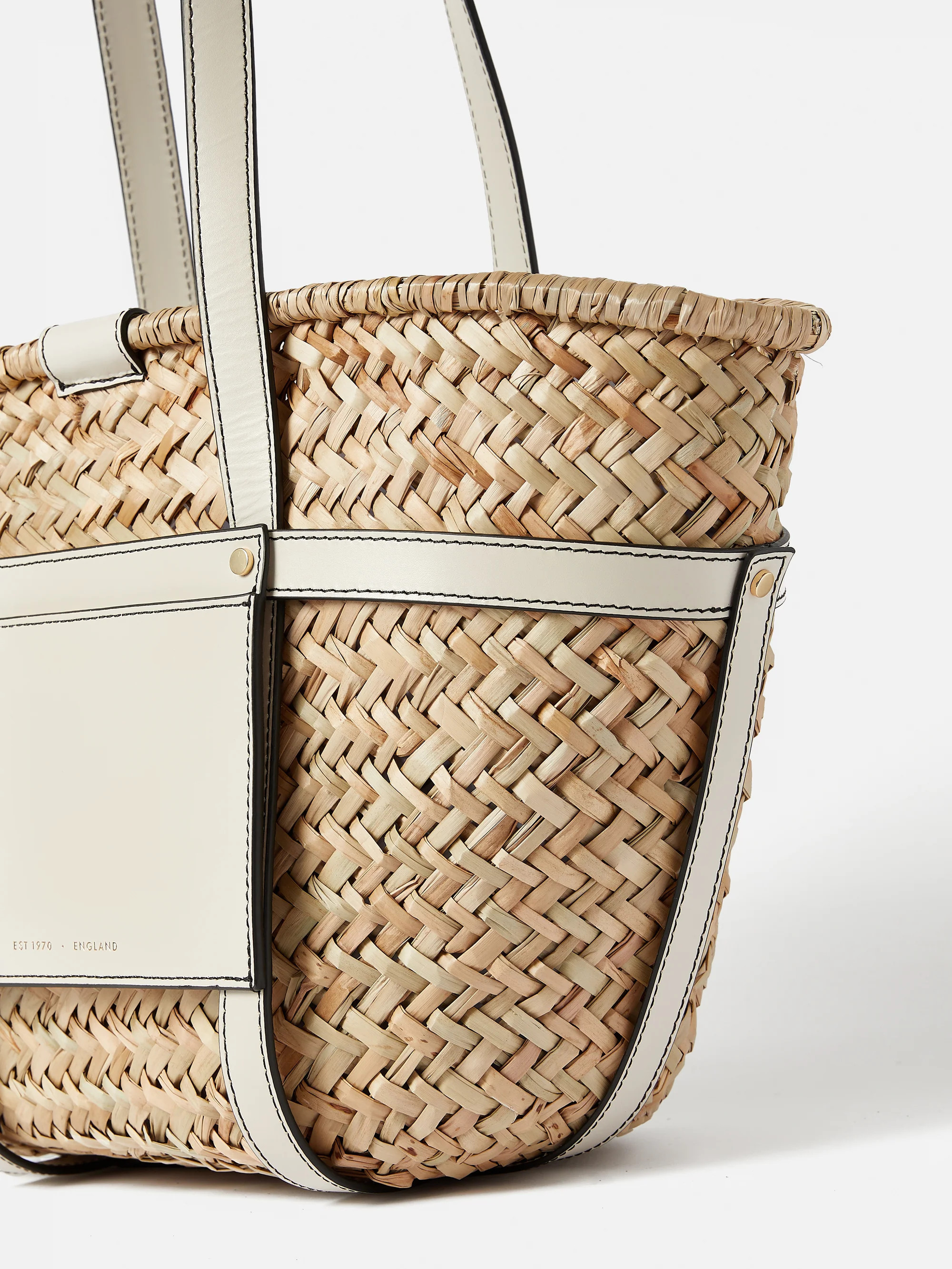 Broadwell Straw Bag | White | Jigsaw (UK)